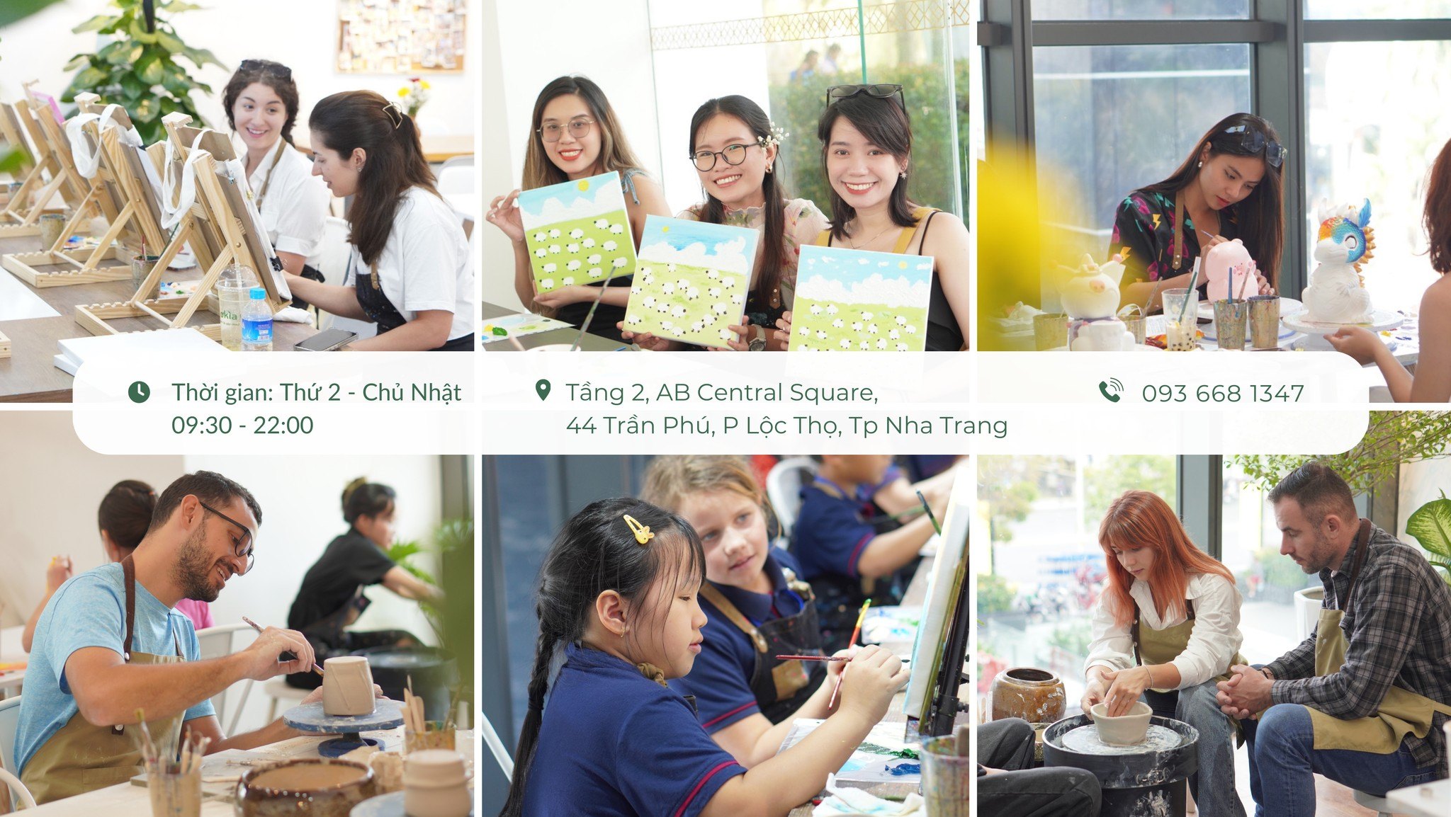 Lớp Vẽ Bối Art - Workshop Nha Trang