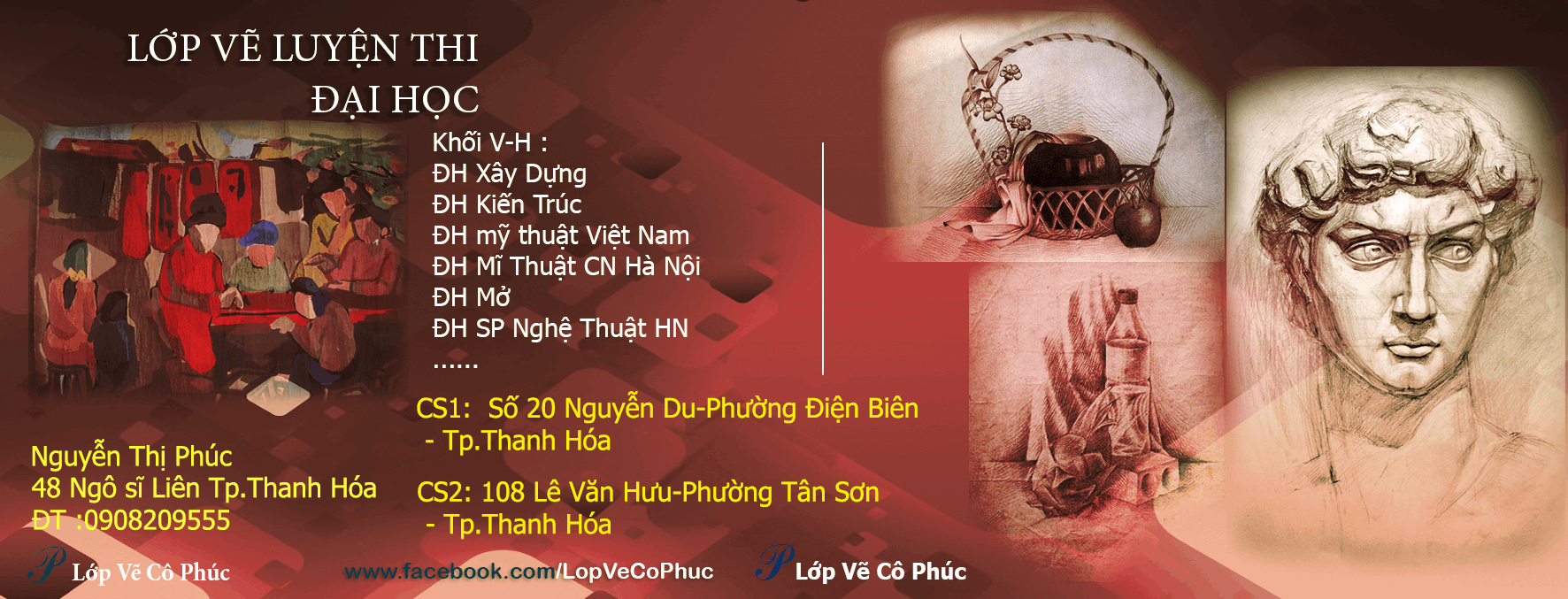 Lớp Vẽ Cô Phúc - Cơ sở 2