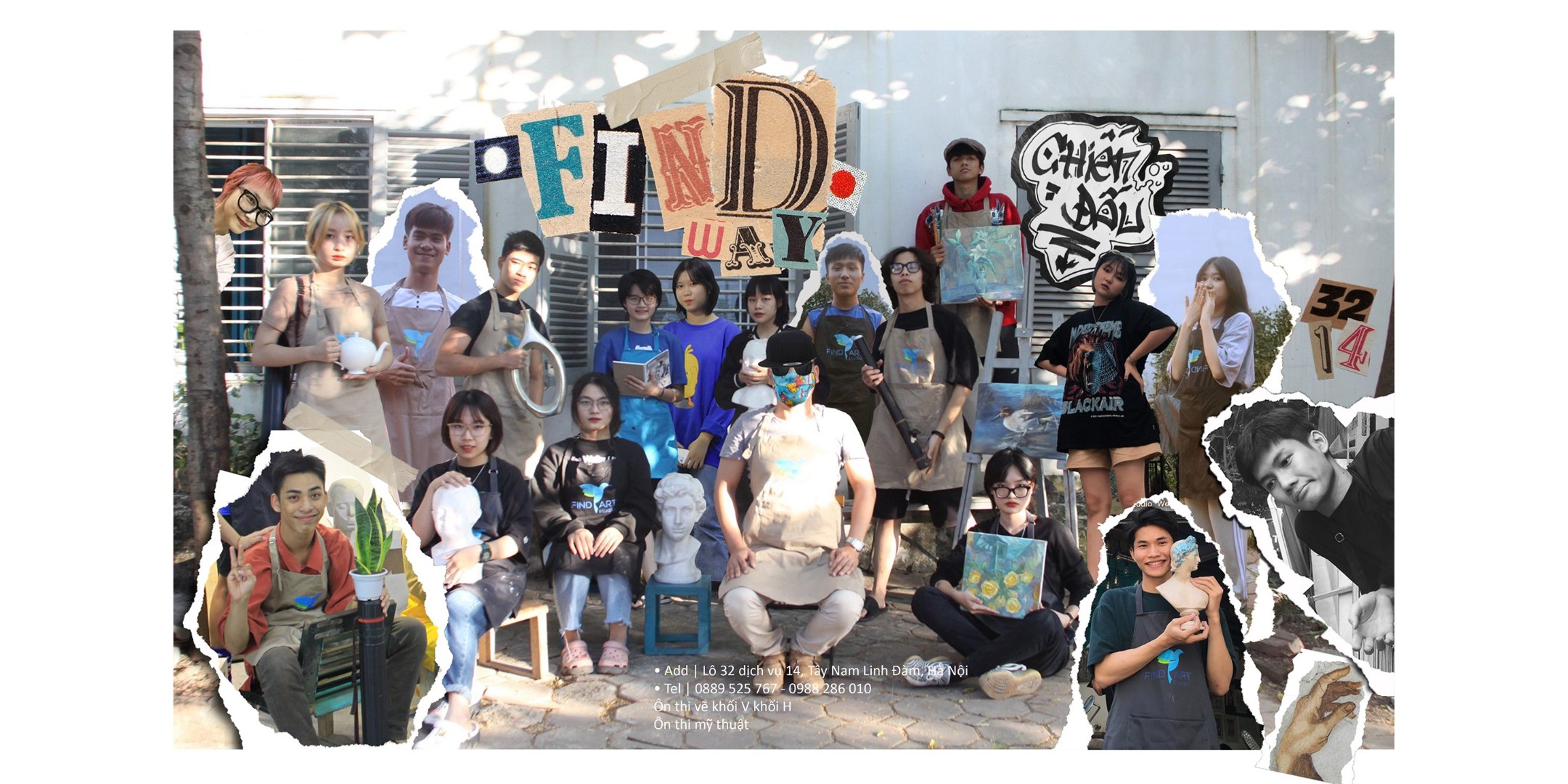 Lớp Vẽ Find Art Studio - Find Way - Hoàng Mai