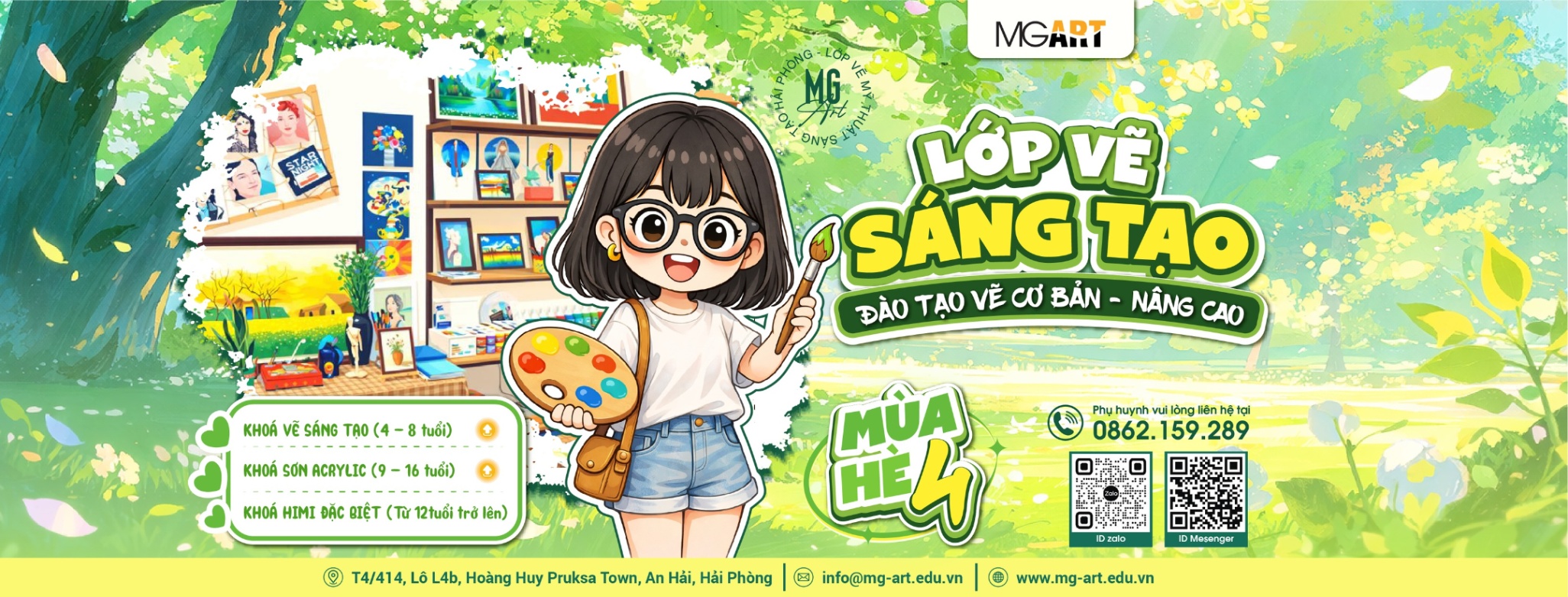 Lớp Vẽ Hải Phòng MG Art - Cơ sở 1