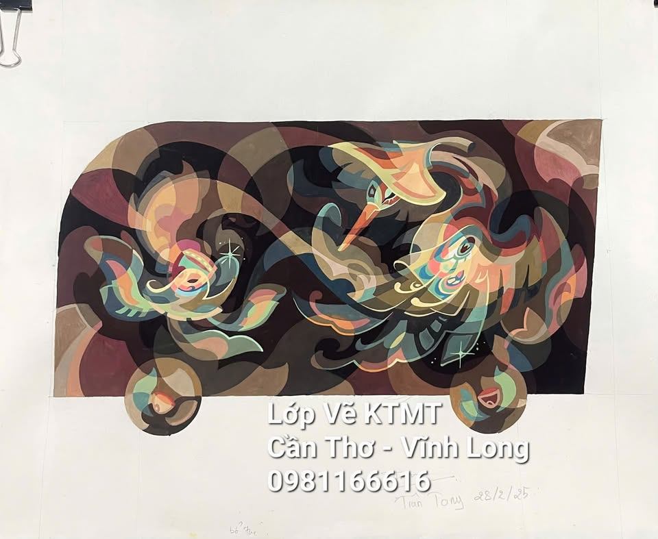 Lớp vẽ KTMT - Luyện thi kiến trúc Mỹ Thuật - Vĩnh Long