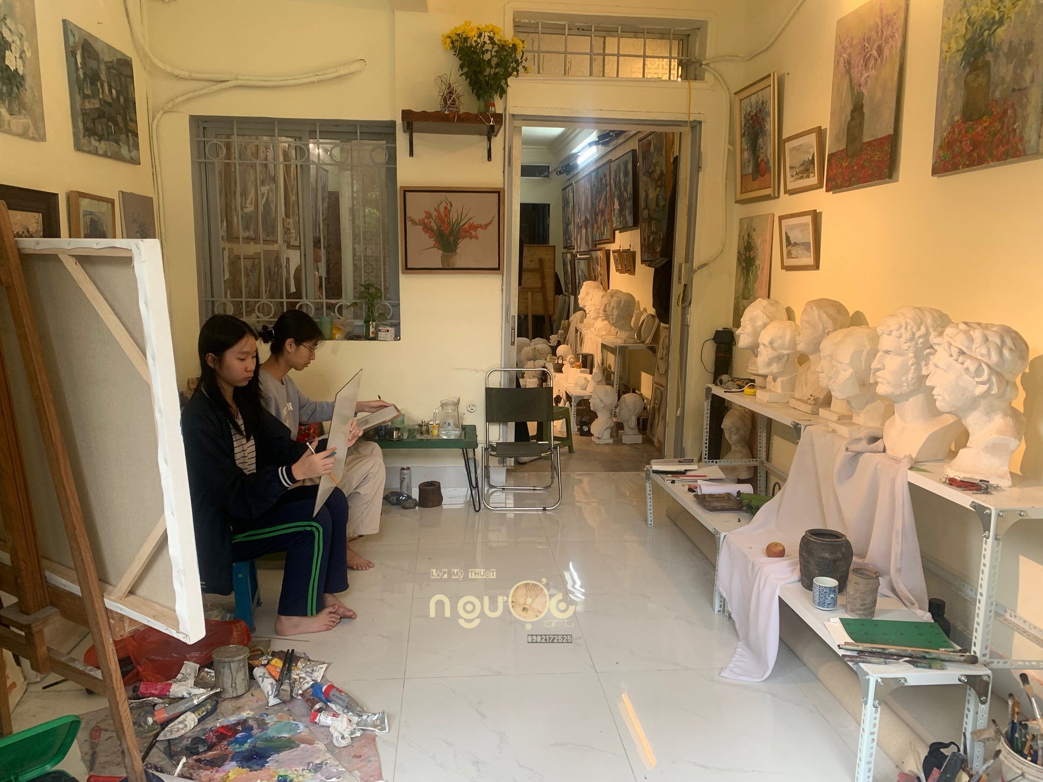 Lớp vẽ mỹ thuật Ngược - Vĩnh Hồ