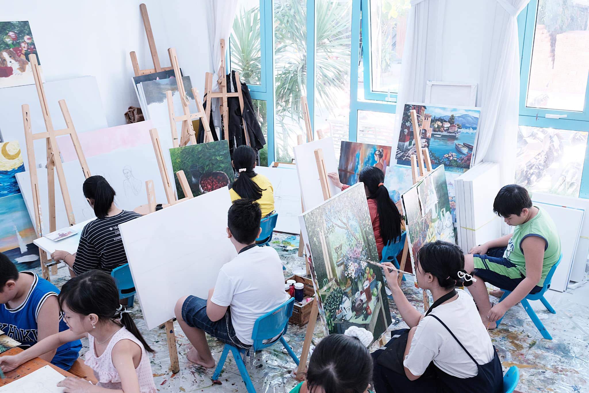 Lớp vẽ Ngôi Nhà Nhỏ cs9 - Tân Bình