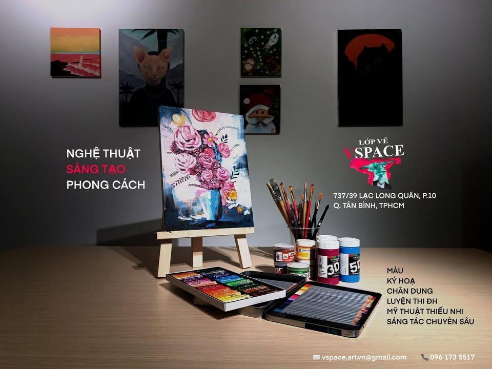 Lớp vẽ Vspace - Tân Bình