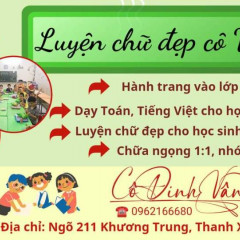 Luyện Chữ Đẹp Cô Vân - Khương Trung