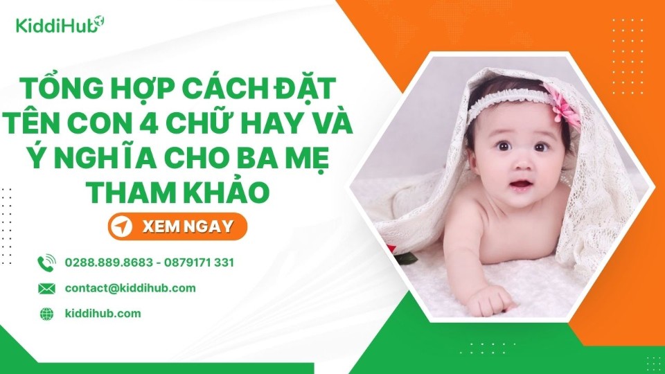 Tá»ng hợp cách Äặt tên con 4 chữ hay và ý nghÄ©a cho ba mẹ tham khảo