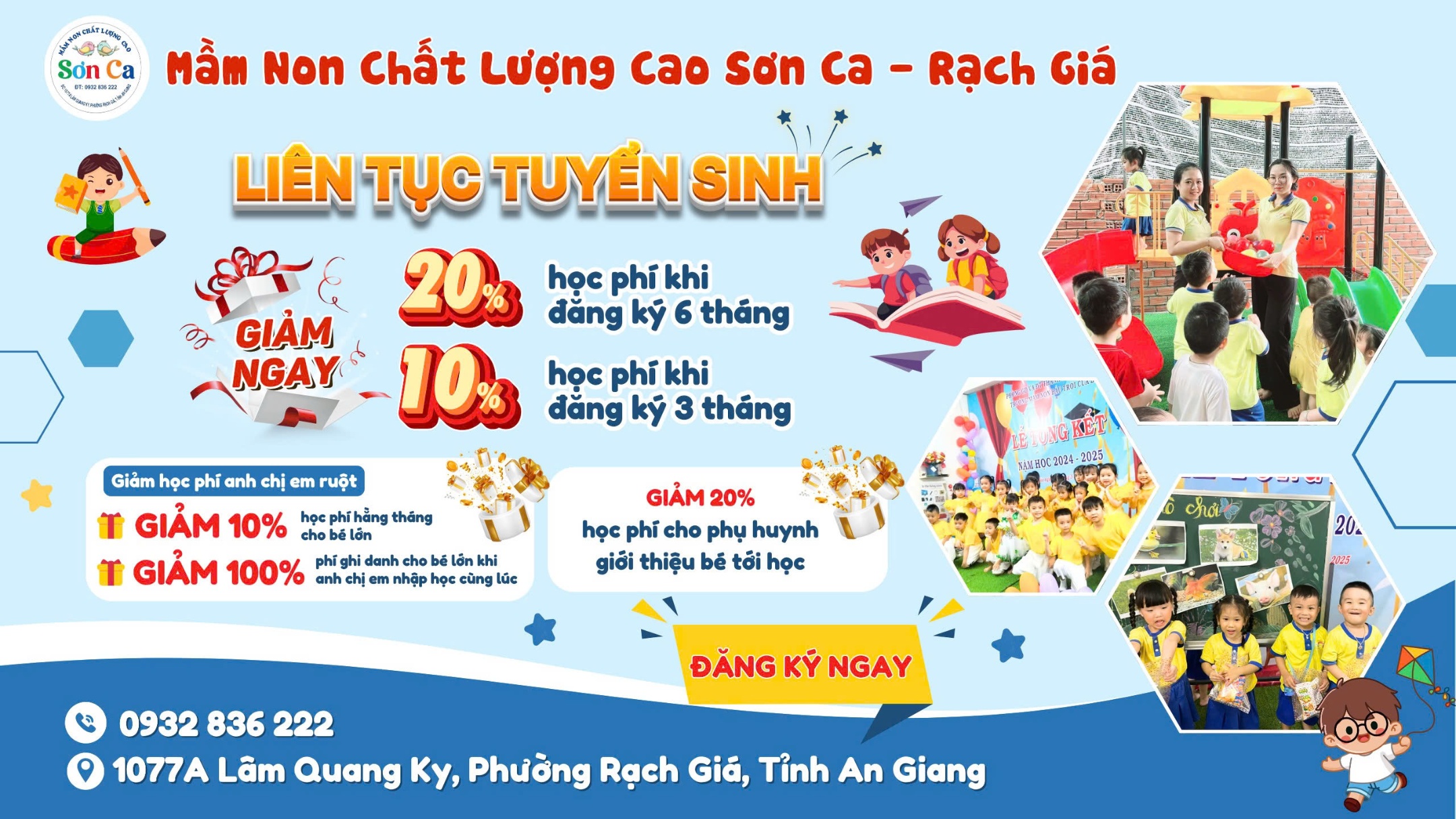 Mầm Non Chất Lượng Cao Sơn Ca - Rạch Giá