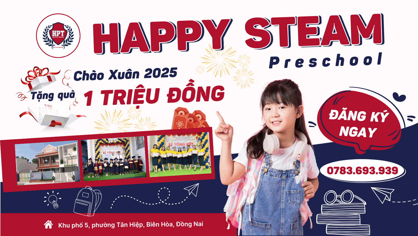 Mầm Non Happy Steam Preschool - KP5, Tân Hiệp, Biên Hòa