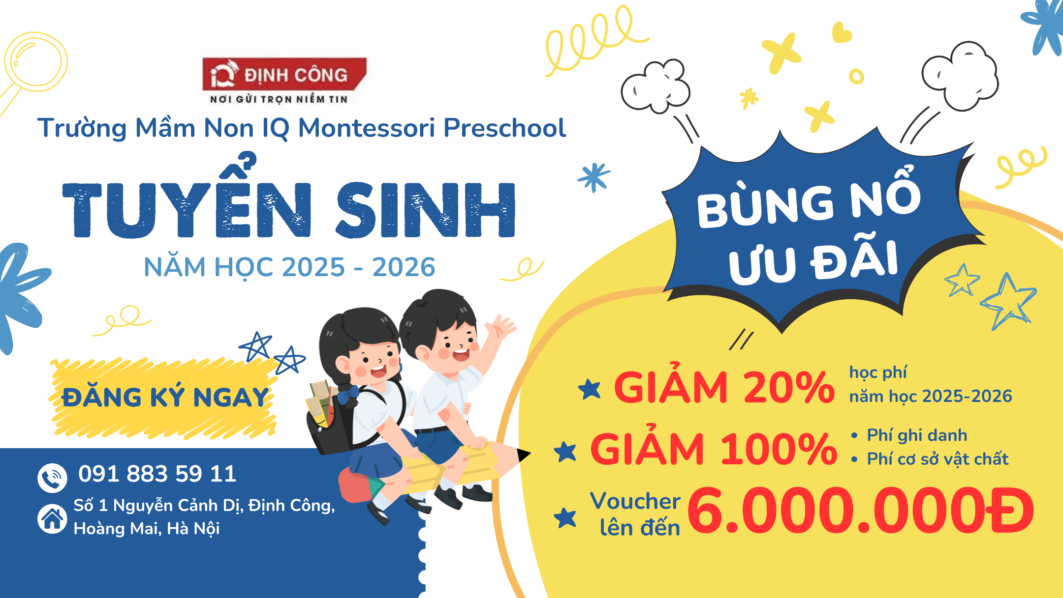 Mầm Non IQ Montessori PreSchool - Định Công
