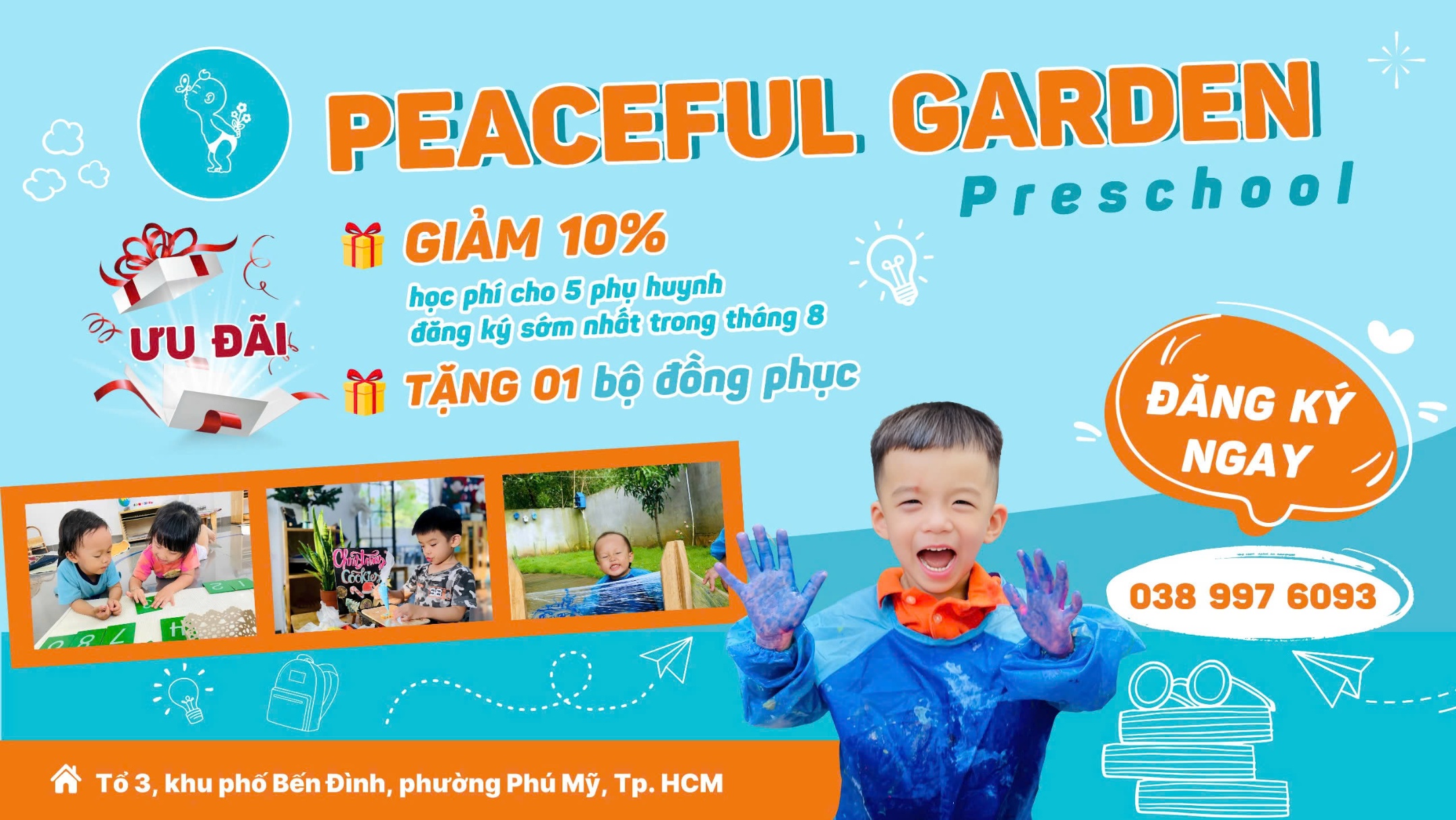 Mầm non Khu Vườn Yên Bình (Peaceful Garden Preschool) - Phường Phú Mỹ