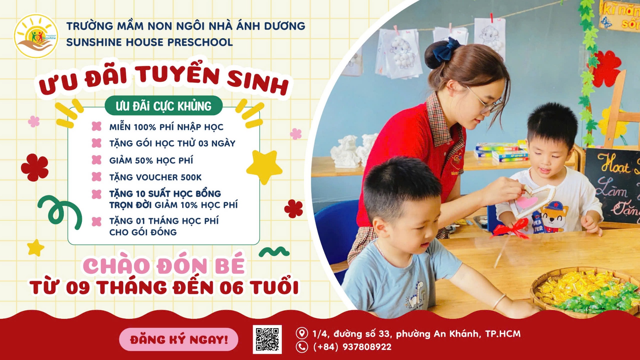Mầm Non Ngôi Nhà Ánh Dương (Sunshine House Preschool) - Thủ Đức
