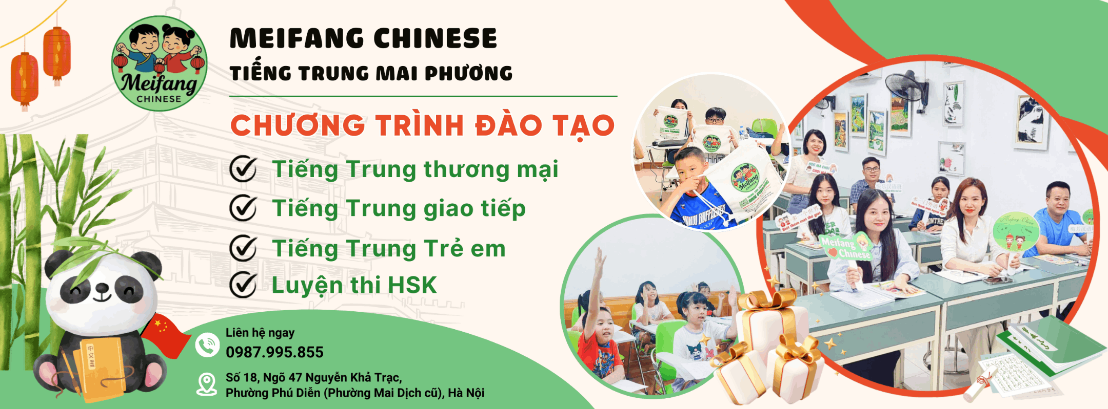 Meifang Chinese - Tiếng Trung Mai Phương - Phú Diễn