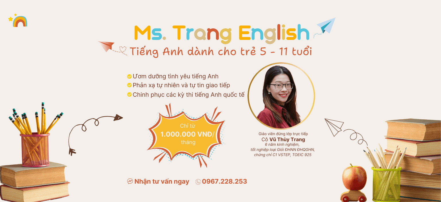Ms.Trang English - Tiếng Anh Trẻ Em Triều Khúc