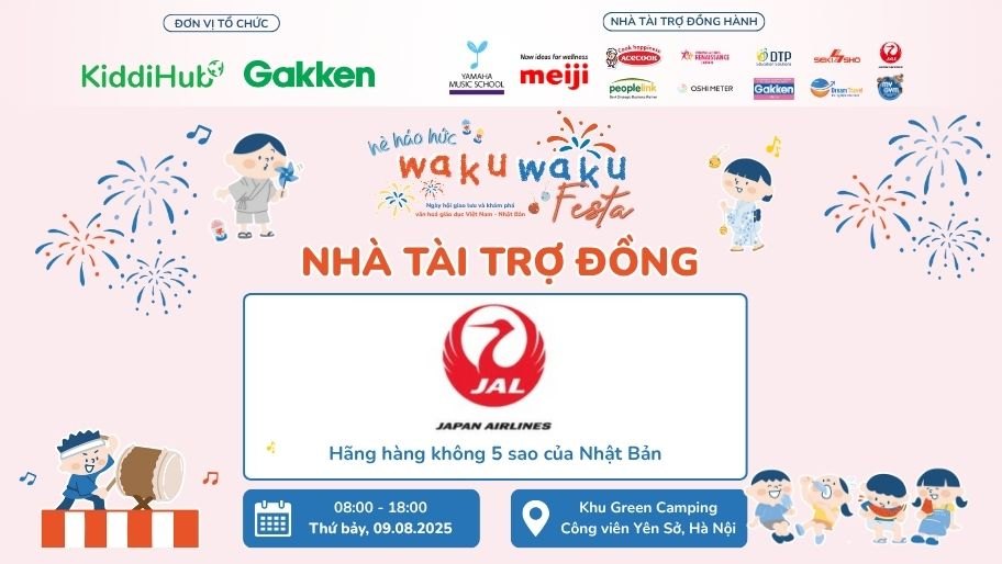 Japan Airlines â Hãng hà ng không 5 sao Äá»ng hà nh cùng Hè Háo Hức â Wakuwaku Festa 2025