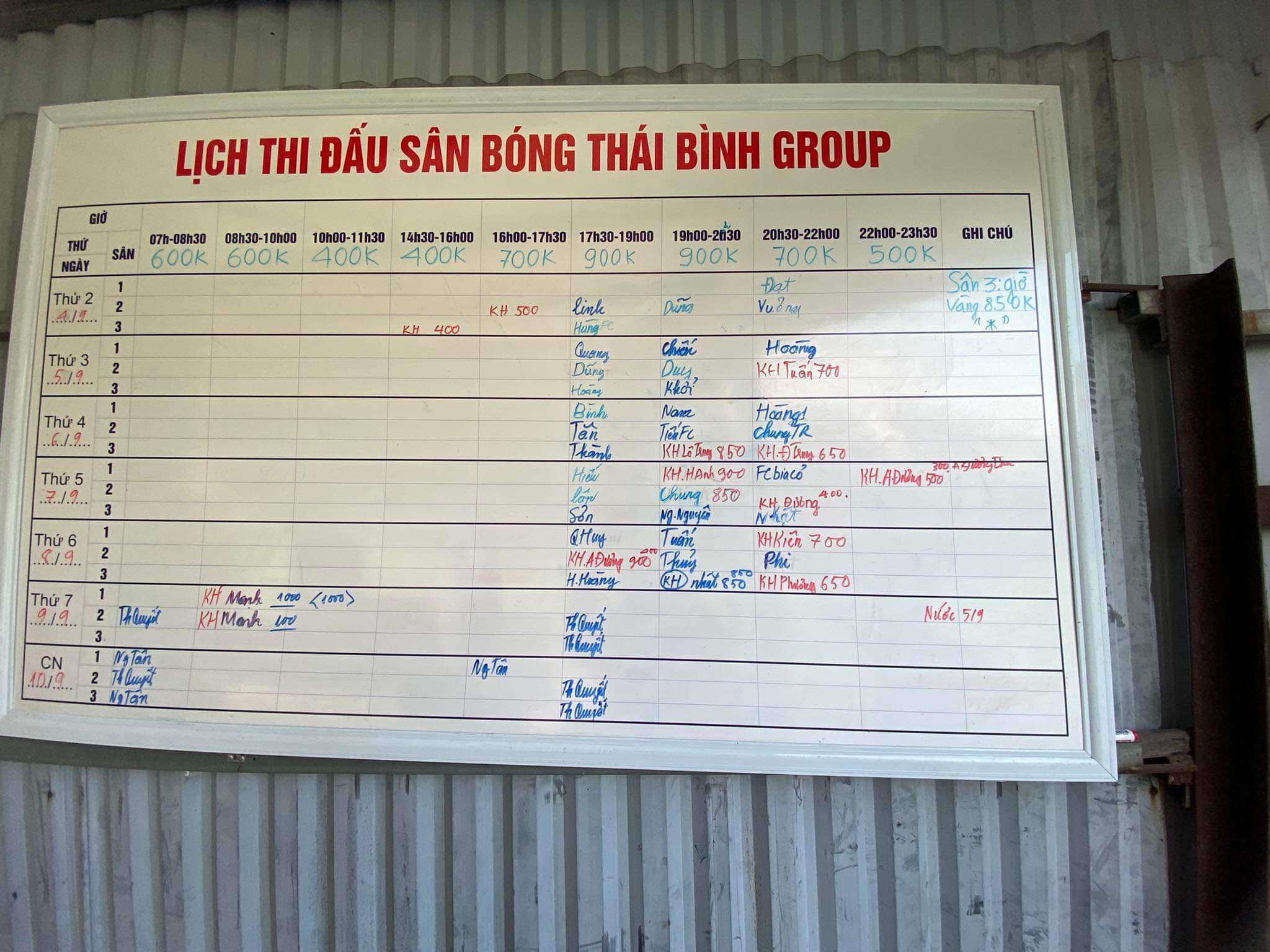 Sân bóng đá Thái Bình Group - Tây Hồ
