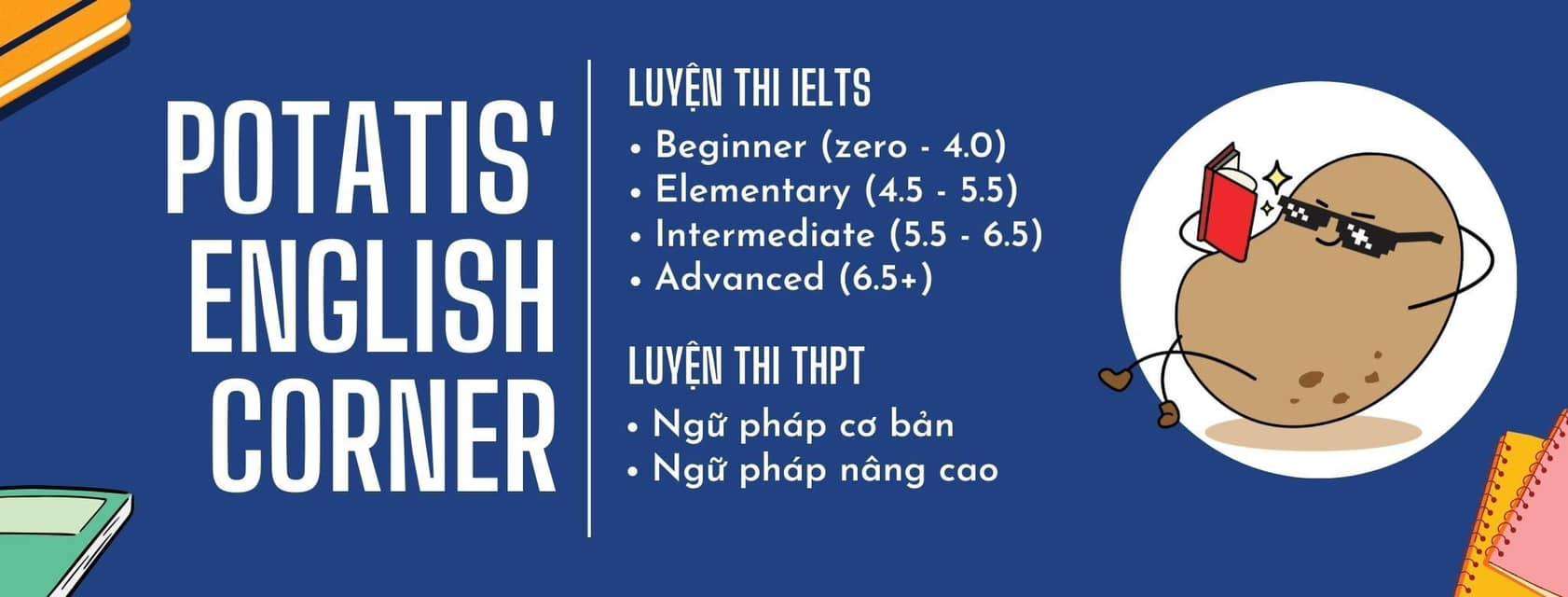 Tiếng Anh Potatis - Luyện thi IELTS sĩ số nhỏ - Ngọc Hà