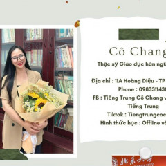 Tiếng Trung Cô Chang - Hoàng Diệu