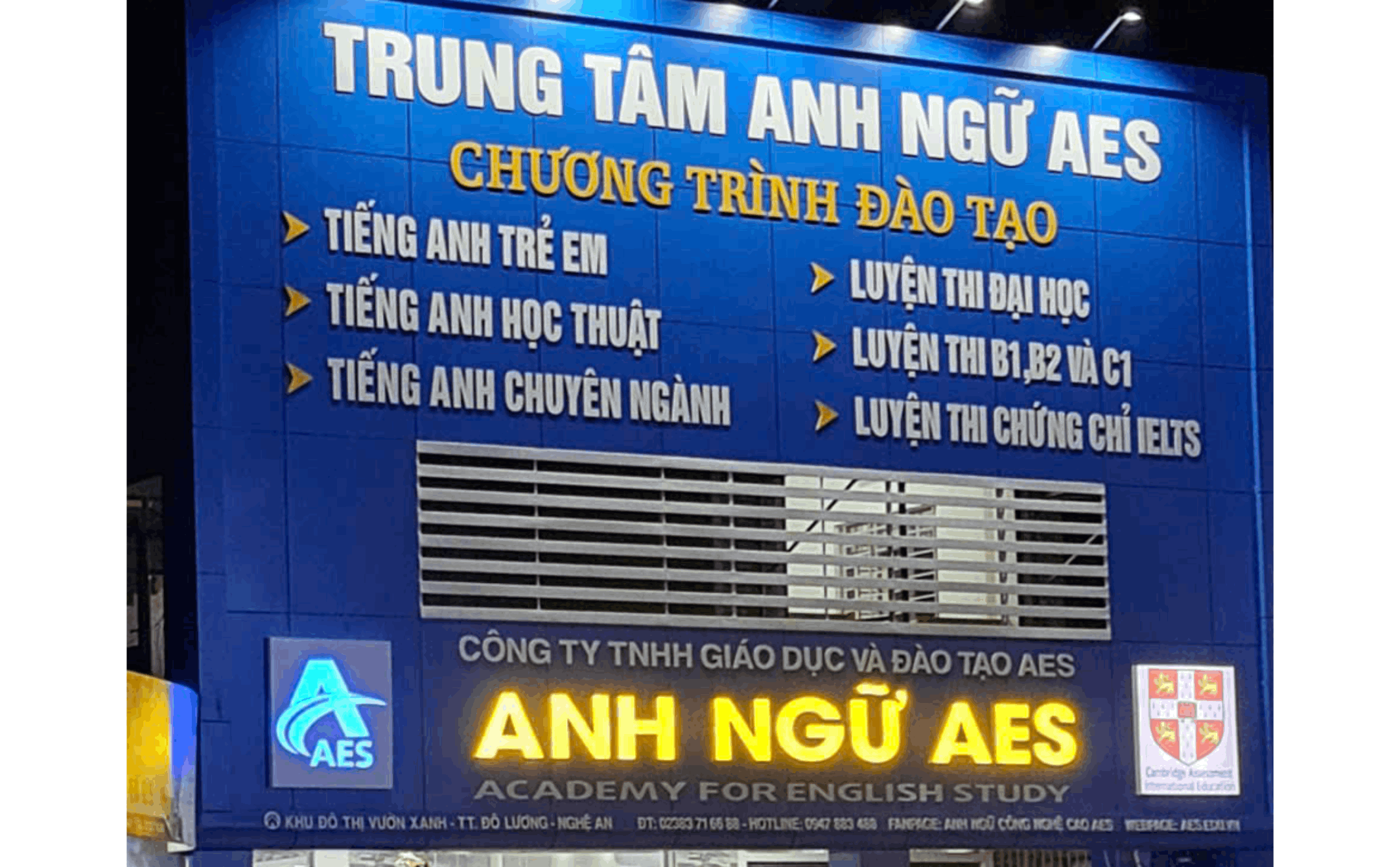 Trung Tâm Anh Ngữ AES - Đô Lương