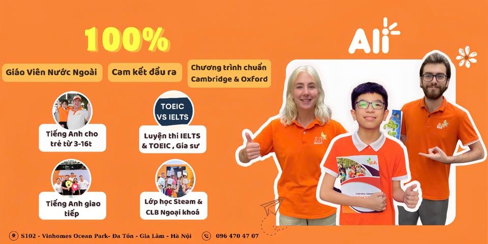 Trung tâm Anh Ngữ Ali - Vinhomes Oceanpark
