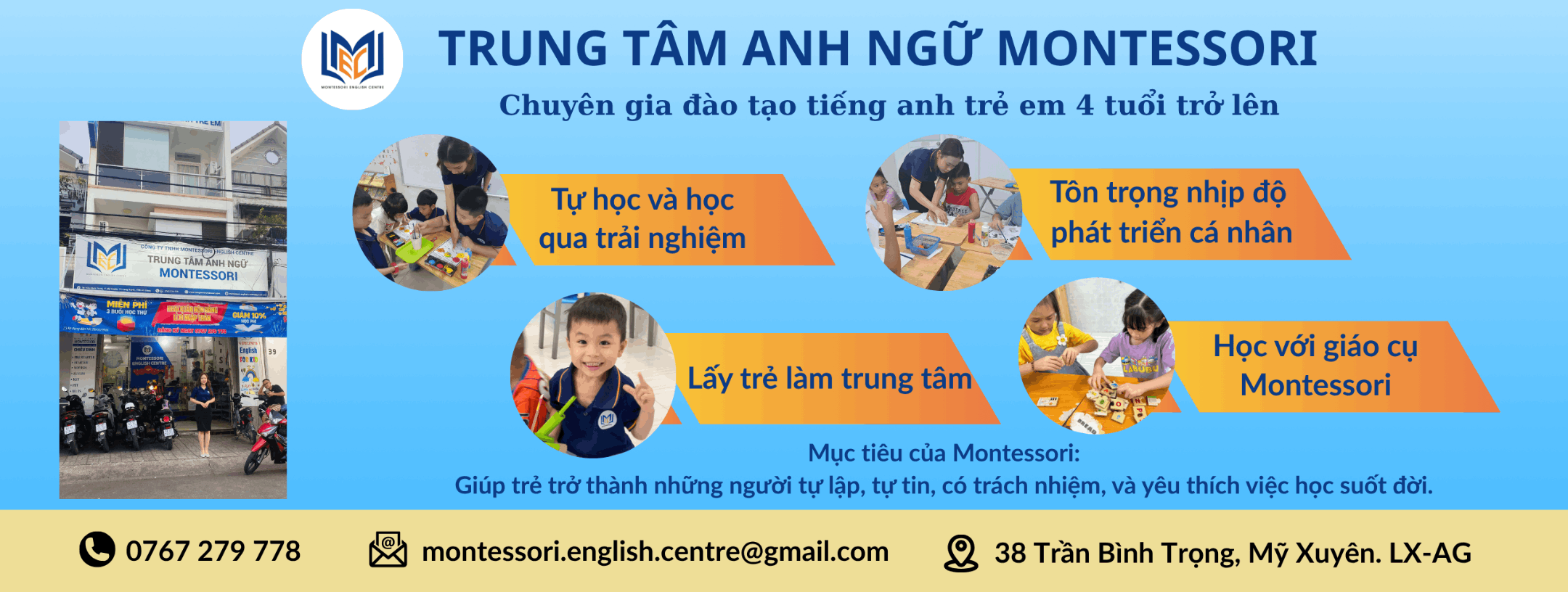 Trung Tâm Tiếng Anh Montessori Long Xuyên An Giang