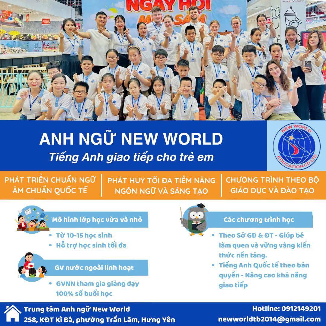 Trung tâm Anh ngữ Quốc tế New World - Thái Bình