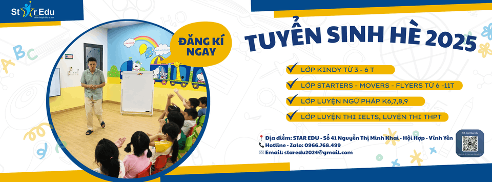 Trung tâm Anh Ngữ - Star Edu - Vĩnh Yên