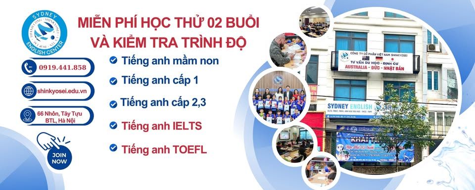 Trung tâm Anh ngữ Sydney English - Bắc Từ Liêm