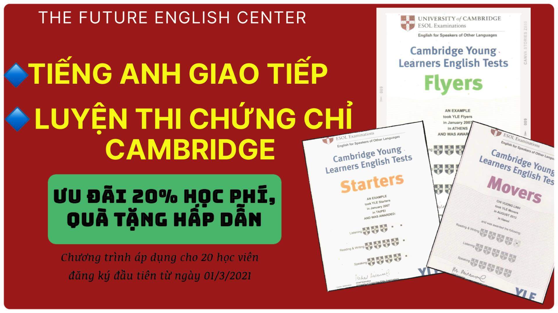 Trung tâm Anh ngữ Tương Lai - Future English - Bình Định