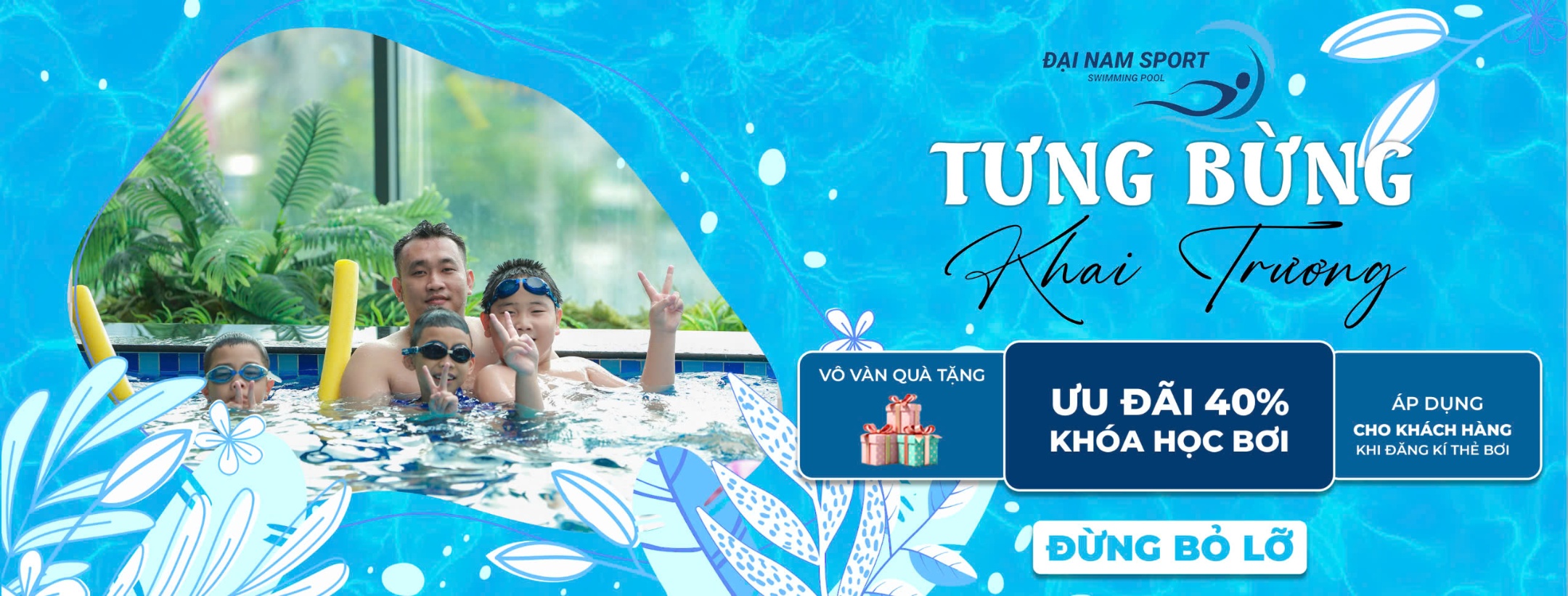 Trung tâm bể bơi 4 mùa - Cơ sở 2