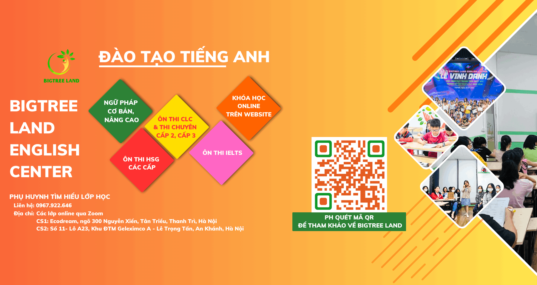 Trung tâm Bigtree Land - English Center - Thanh Trì