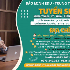 Trung tâm Bồi dưỡng kiến thức Thầy Sâm - CS4 Hoàng Văn Thụ