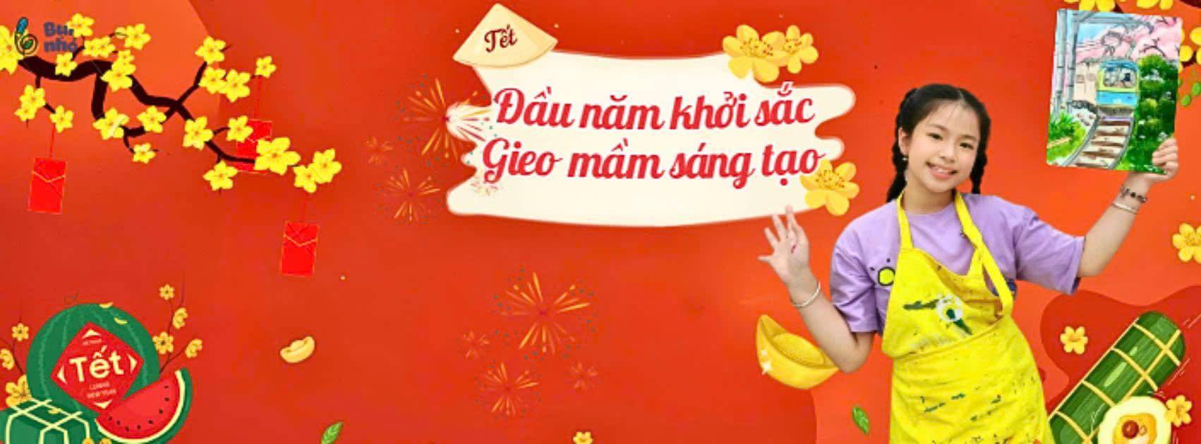 Trung tâm Bụi Nhỏ - Lơp vẽ thiếu nhi của Mỹ Thuật Bụi - Tây Hồ