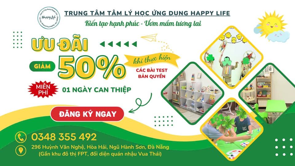 Trung tâm Can Thiệp Sớm Happy Life - Điện Ngọc, Điện Bàn