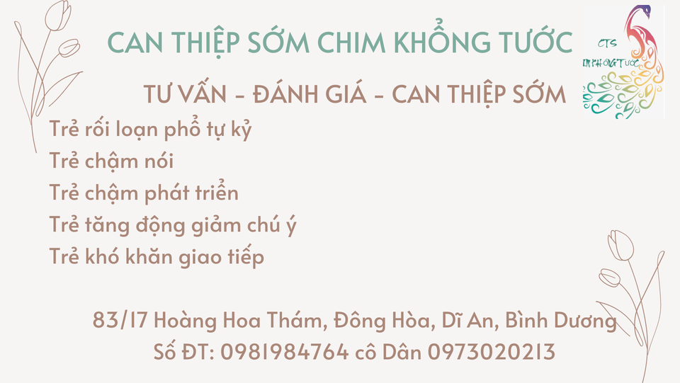 Trung tâm Can thiệp sớm Khổng Tước - Đông Hoà