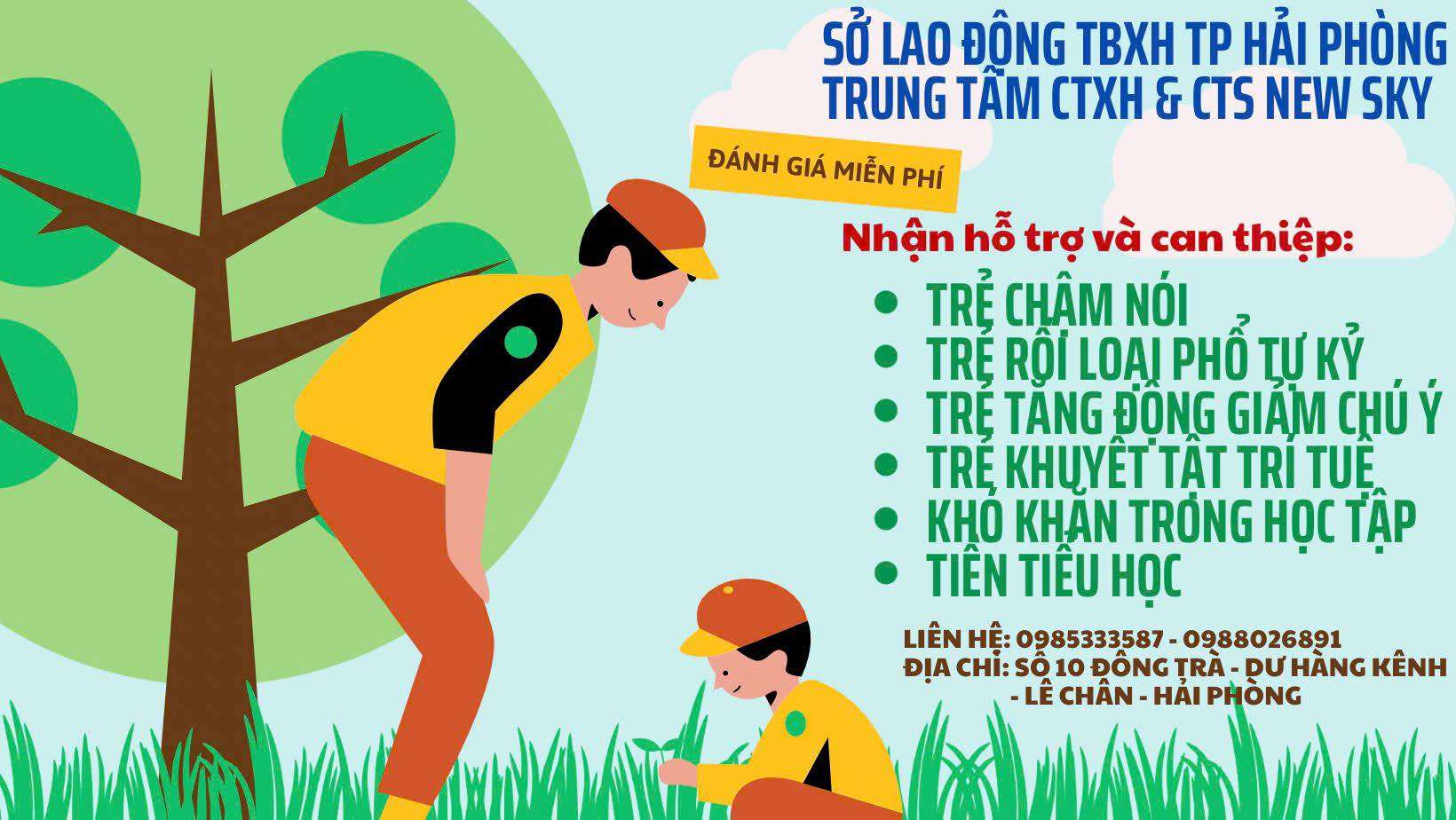 Trung tâm Can Thiệp Sớm New Sky - Lê Chân