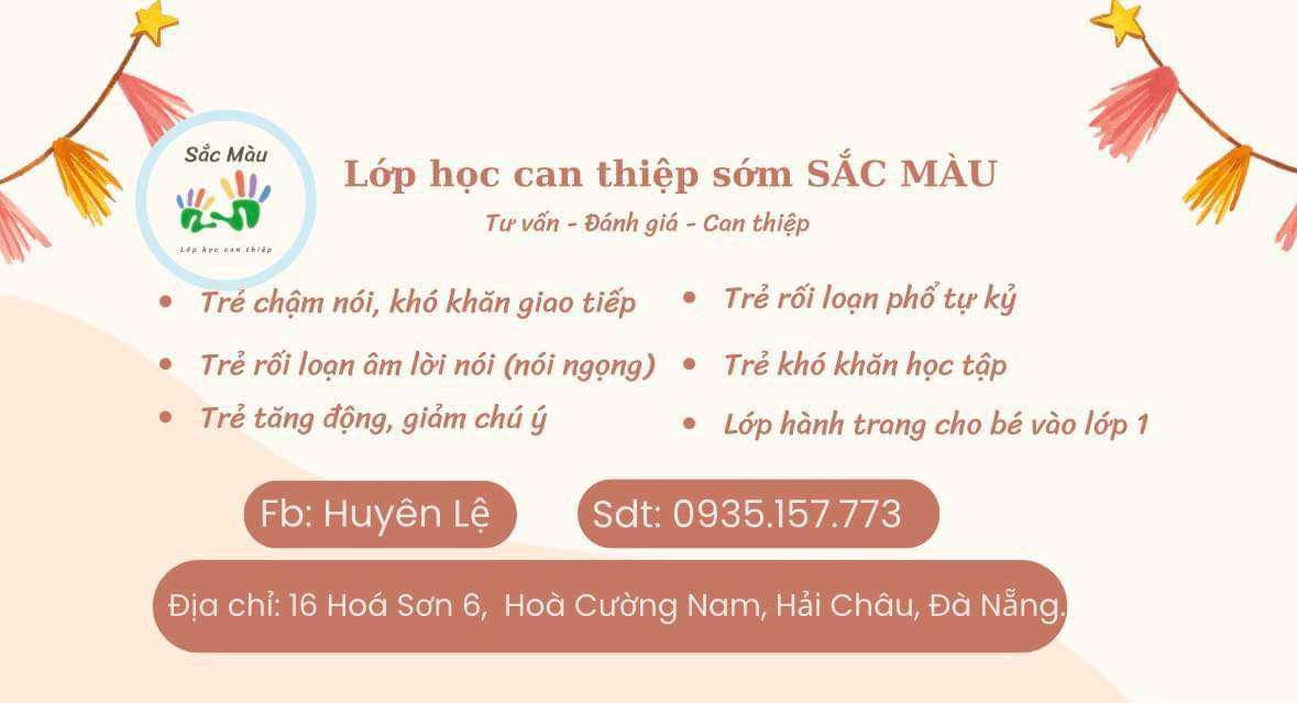 Trung tâm Can thiệp sớm Sắc Màu - Hòa Cường Nam