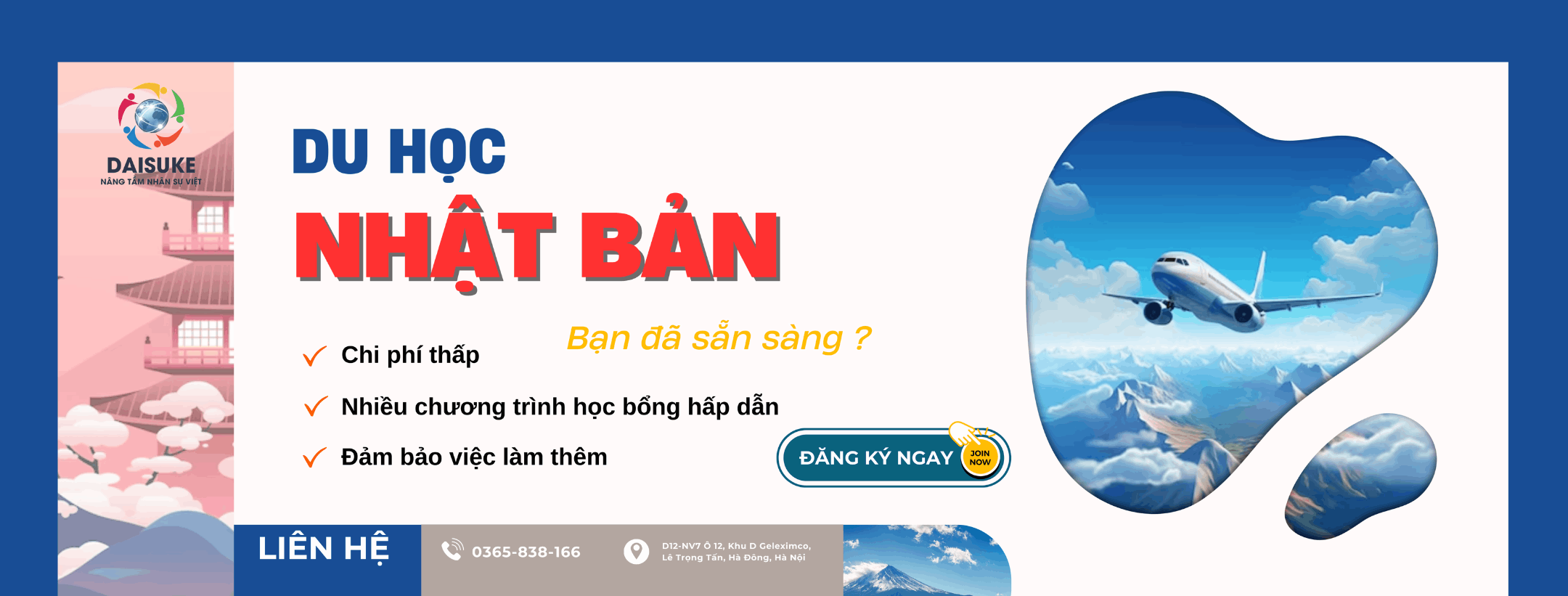 Trung tâm Daisuke - Du Học Nhật Bản - Hà Đông