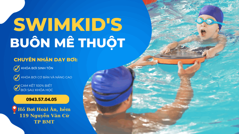 Trung tâm Dạy Bơi SwimKid - Buôn Ma Thuật