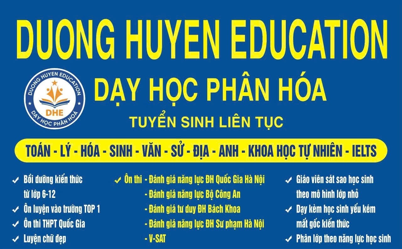 Trung Tâm Luyện Thi Dương Huyền Education - Phú Thọ