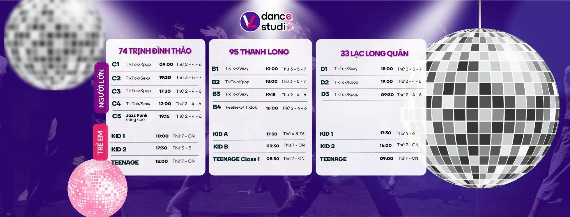 Trung tâm Dạy nhảy VL Dance Studio - Cơ sở 3