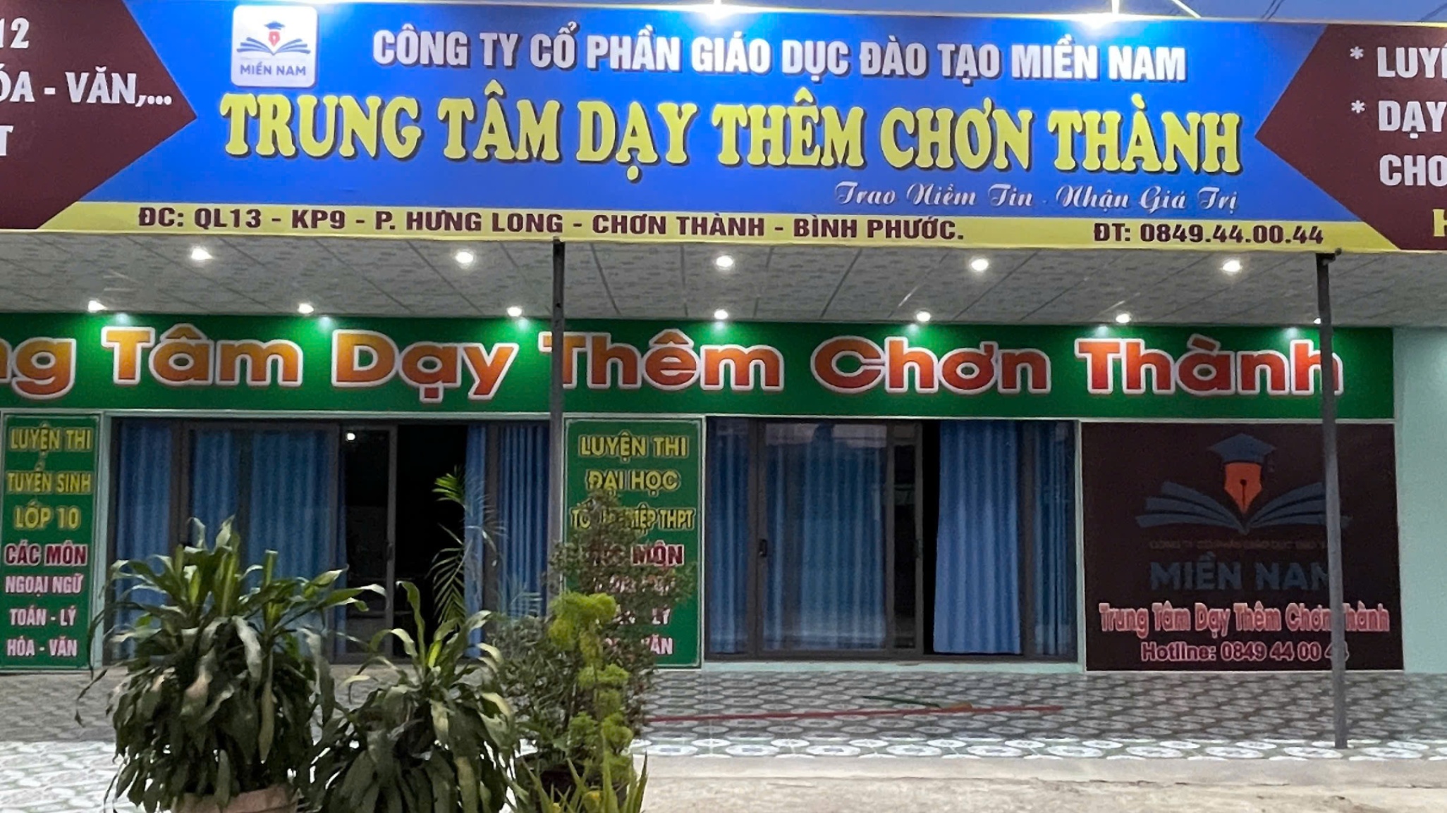 Trung Tâm Dạy Thêm Chơn Thành