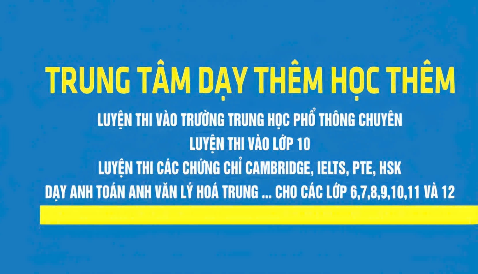 Trung Tâm Dạy Thêm Học Thêm Big Star - Hà Tĩnh