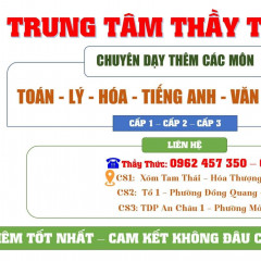 Trung tâm dạy thêm Thầy Thức - Mỏ Chè
