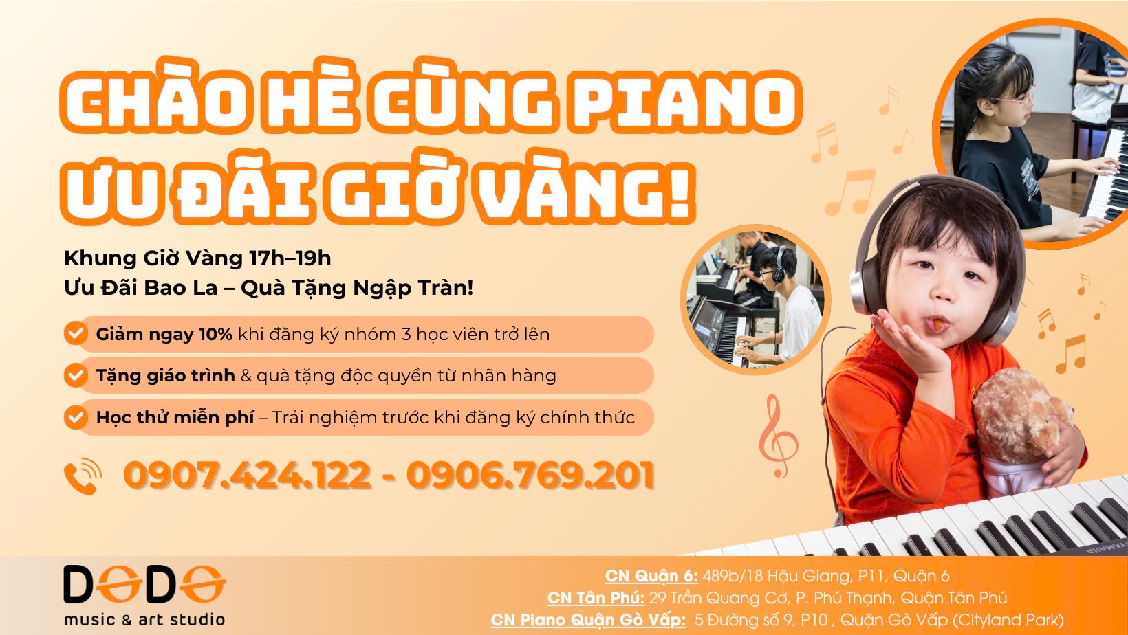 Trung tâm DODO MUSIC & ART STUDIO - Phường 11