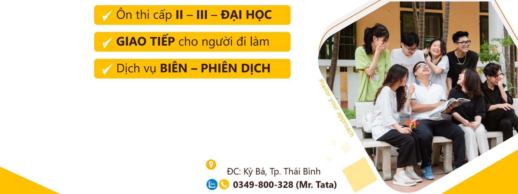 Trung tâm DOZEN English - Tiếng Anh Thầy Tá - Thái Bình