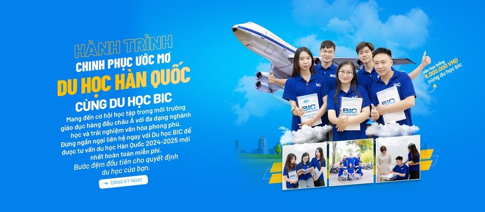 Trung tâm Du học Hàn Quốc BIC - Vĩnh Long