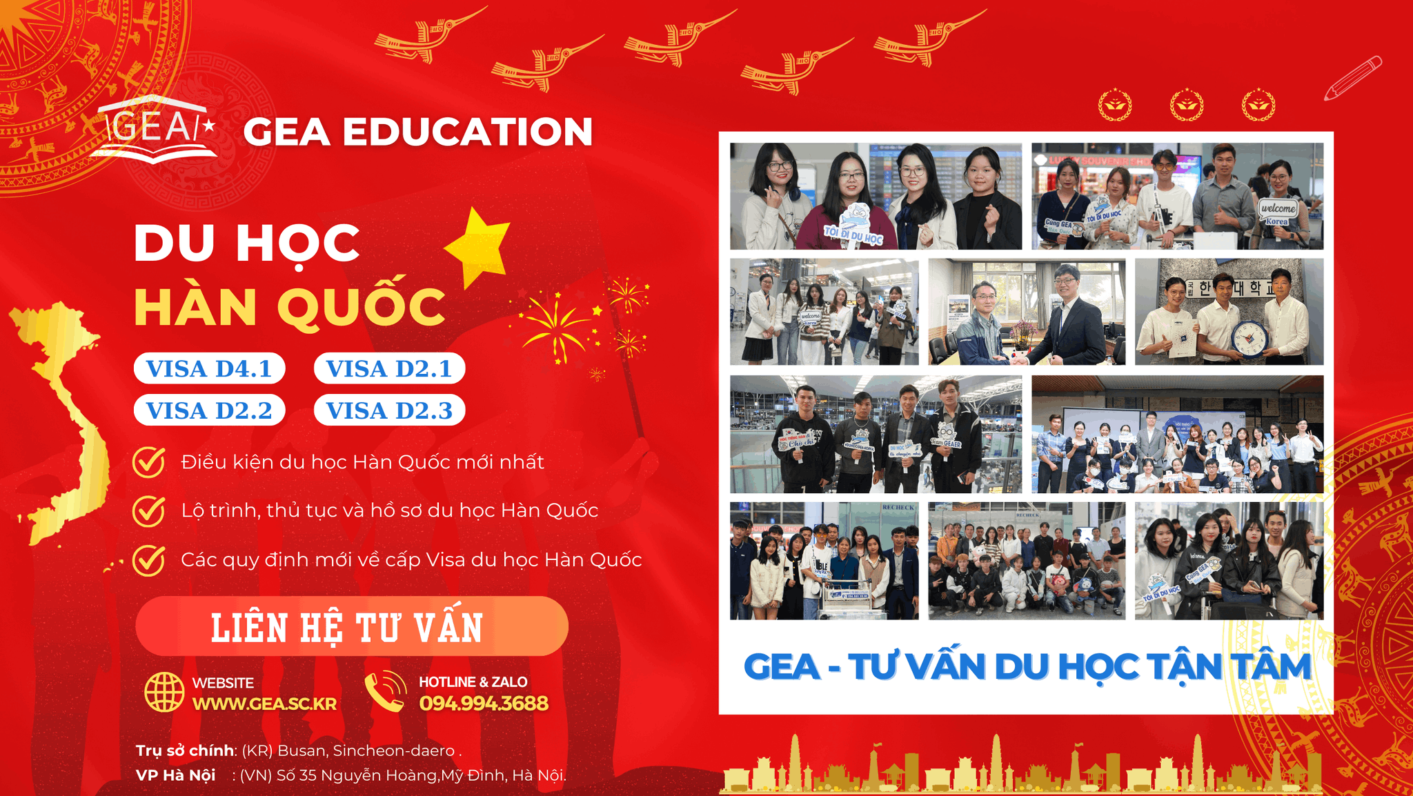Trung tâm Du học Hàn Quốc GEA - Nam Từ Liêm