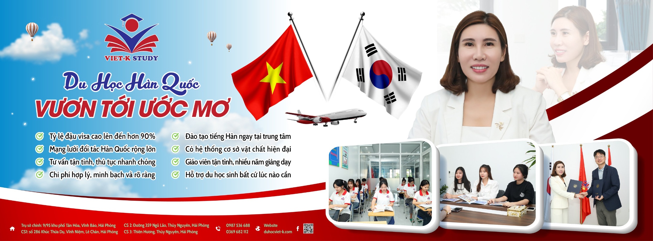 Trung tâm Du học Hàn Quốc Viet-K Study - Lê Chân