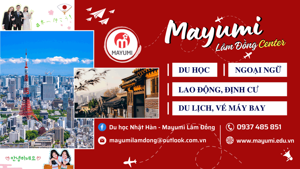 Trung tâm Du học Nhật Hàn - Mayumi - Bảo Lộc