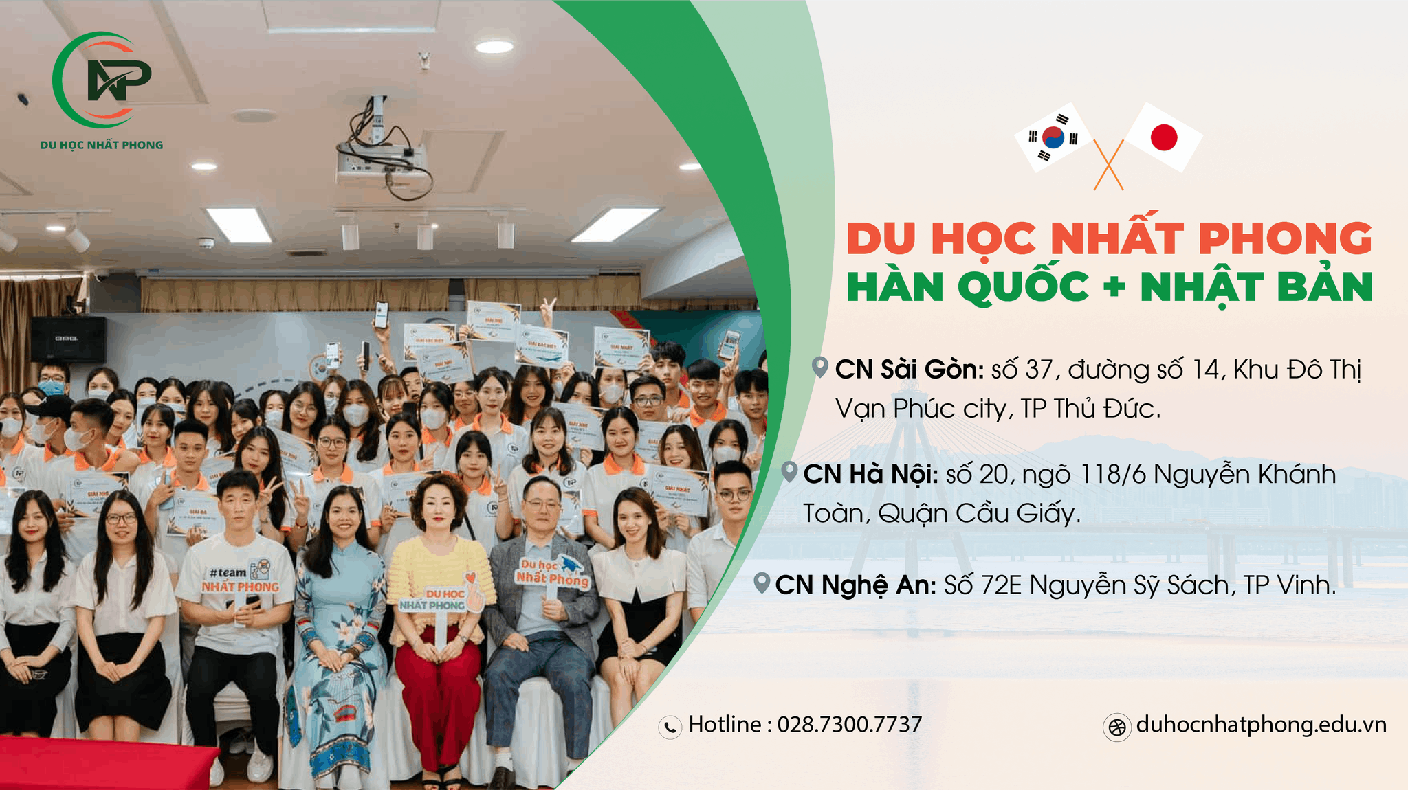 Trung tâm Du học Nhất Phong - Hàn Quốc + Nhật Bản - Cầu Giấy
